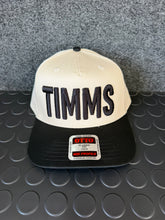 Load image into Gallery viewer, Hat - Timms Puff Snapback - Blk/Neutral
