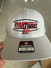 Load image into Gallery viewer, Hat - Light Gray Ryan Timms Lightning snapback hat
